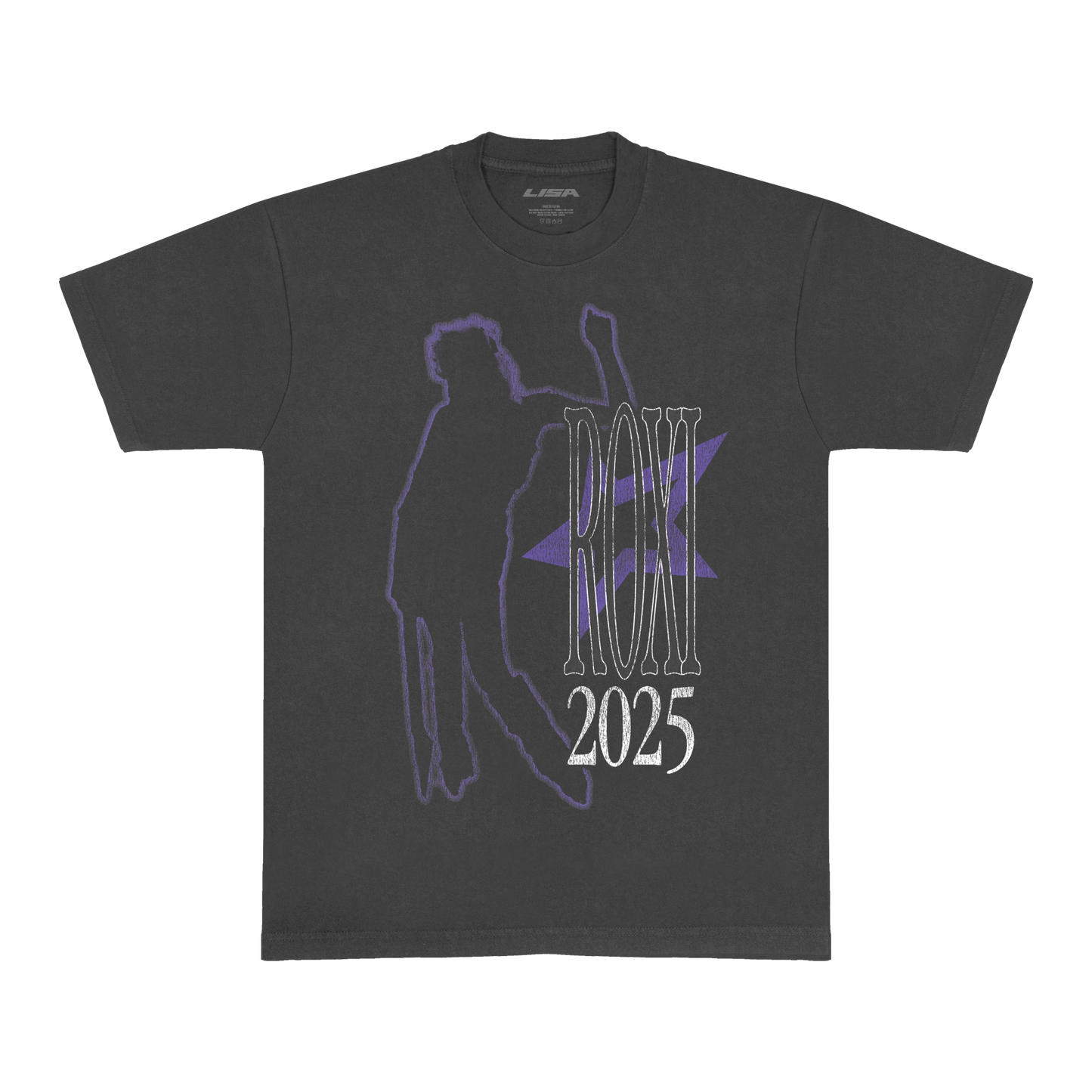 Blackpink Lisa Official Alter Ego Album Roxi Tour T-Shirt (Front)