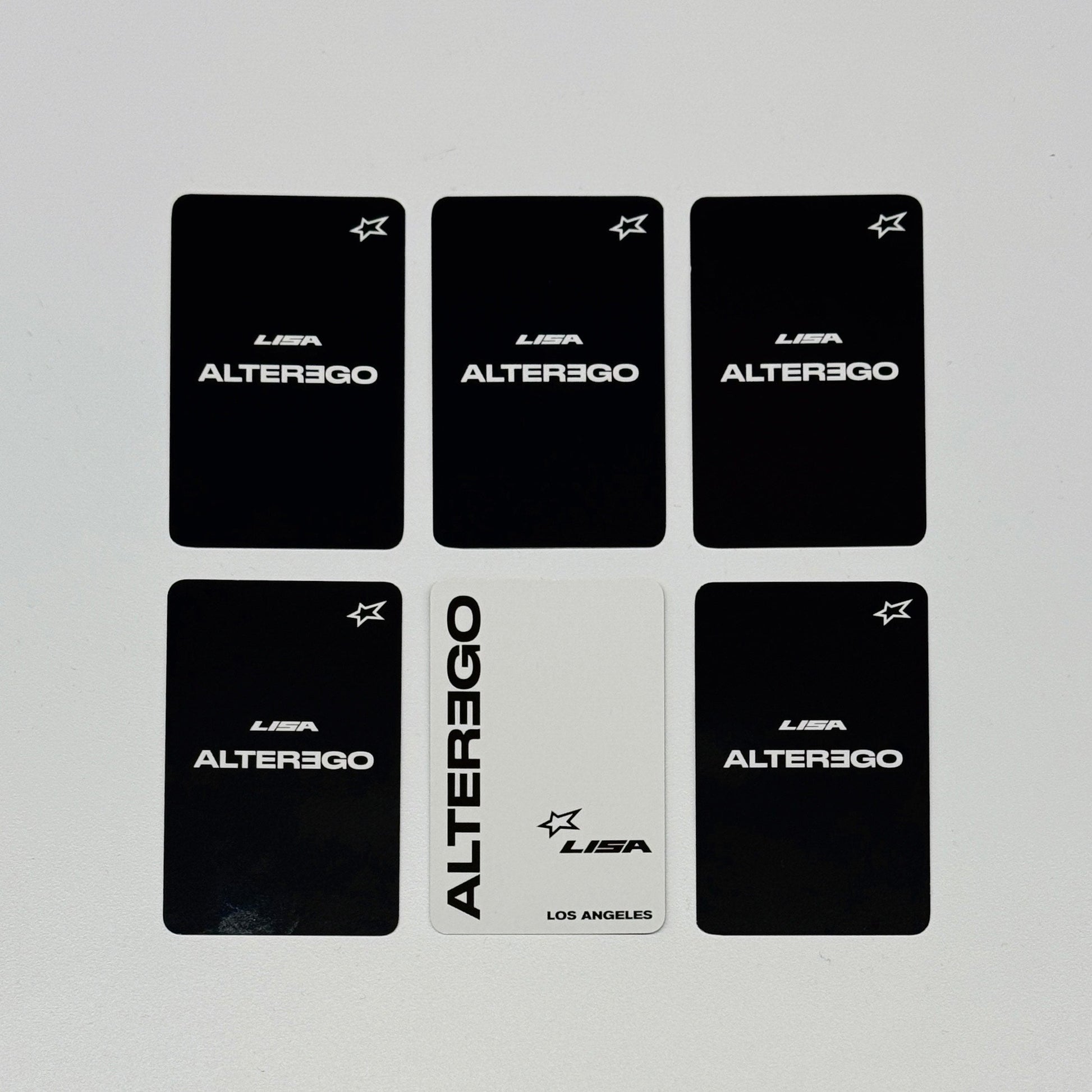 Blackpink Lisa Official Alter Ego Album Photocard Set (Back)