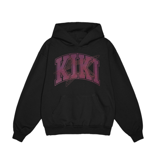 Blackpink Lisa Official Alter Ego Album Kiki Rhinestone Hoodie
