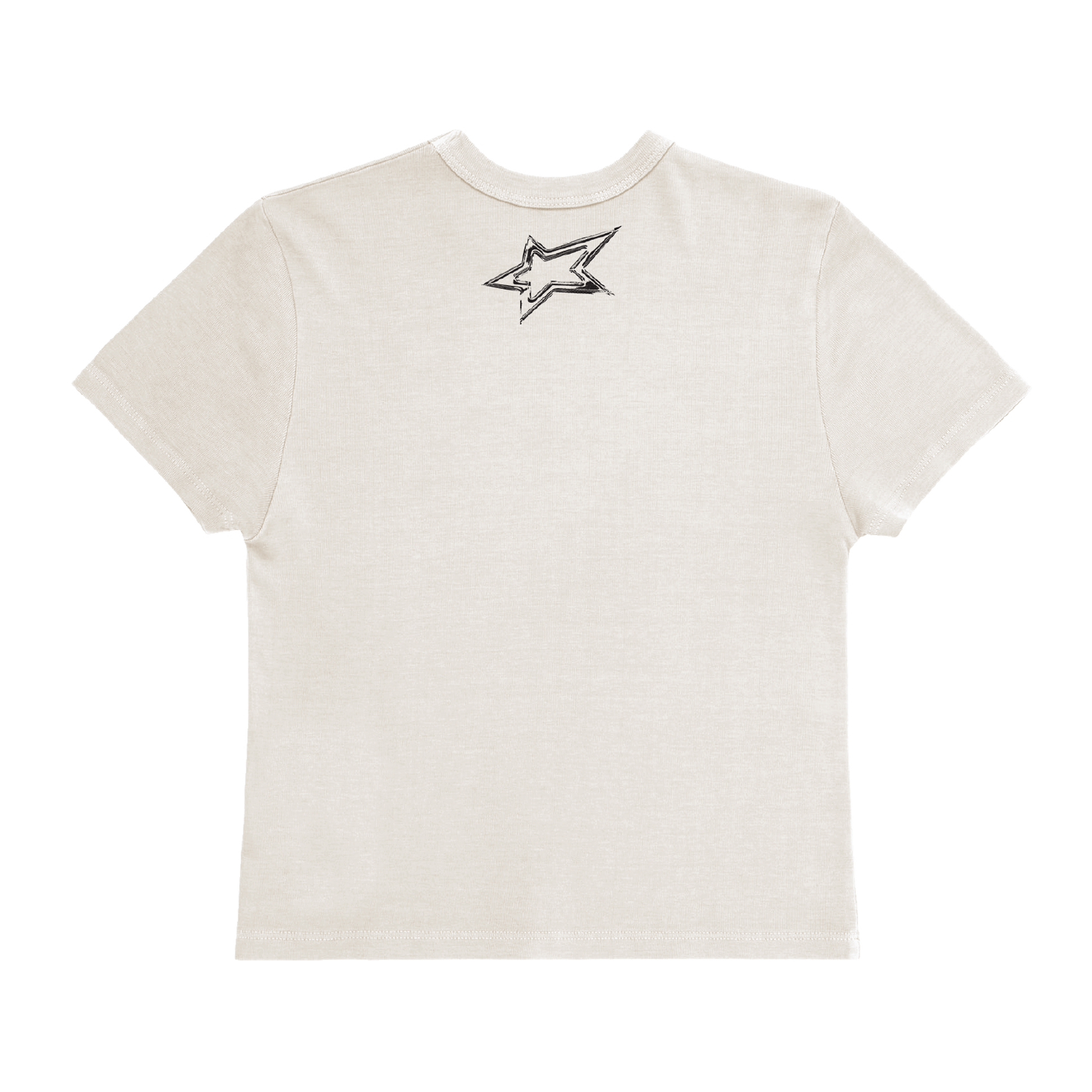 Blackpink Lisa Official Alter Ego Album Sunni Sunkissed Baby Cropped T-Shirt (Back)