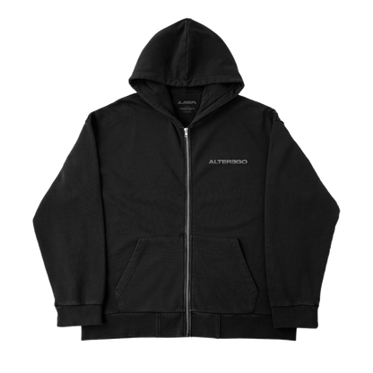 Blackpink Lisa Official Alter Ego Album Track List Zip-Up Hoodie (Front)